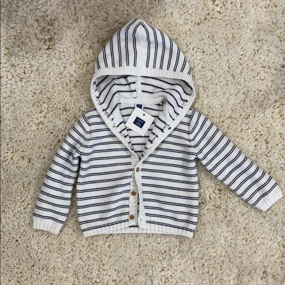 Janie and jack hooded cardigan